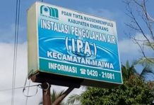 Jelang Rapat Paripurna, DPRD Enrekang Diminta Evaluasi PDAM FOTO: Instalasi Pengelolaan Air PDAM Tirta Massenrempulu, Kecamatan Maiwa, Kabupaten Enrekang