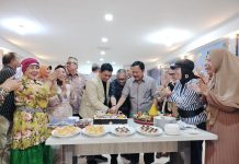 HUT Ke-7, Matra Organisasi Adat Budaya Terbesar di Nusantara FOTO: Ketua Umum DPP Matra, Andi Bau Malik Barang Mamase Kajannangang saat menghadiri perayaan tahun ke 7 Matra di RM Istana Laut, Jl Datu Museng Kota Makassar, Minggu (13/8/2023)