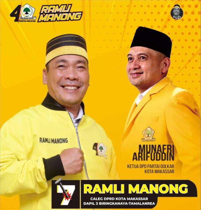 FOTO : Fungsionaris partai Golkar Ramli Manong