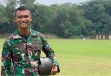 KKB Serang Pos TNI, 1 Anggota Marinir Gugur di Yahukimo FOTO: Pratu Mar Agung Pamuji Laksono, Prajurit TNI AL dari Satuan Marinir yang gugur dalam kontak tembak dengan KST Kodap XVI Yahukimo pada Senin, 21 Agustus 2023. (Foto: Ist)