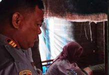 Poliandri Berujung Maut di Bone FOTO: Suriani saat ditemui aparat kepolisian