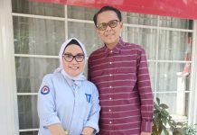 Jadi Caleg di Partai Golkar, Warni Saharuddin dapat Restu dan Dukungan dari NA FOTO: Warni Saharuddin dan Prof Nurdin Abdullah