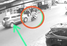 Dapat Memicu Kemarahan Keluarga Korban, BMI Minta Polisi Percepat Proses Hukum Lakalantas sebabkan Tewasnya Irwan Atmaja Foto tangkap layar lingkar bulat (Korban) Irwan Atmaja, Sedang panah hijau menunjukan mobil yang diduga dikemudikan Ketua PAN Soppeng peristiwa laka lantas di Jalan Kerung-kerung, Kota Makassar. Jumat (21/8/2023) Sumber: CCTV Toko Aki Johnson. BMI