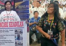 Cari Keadilan, Roida Tampubolon Nekat Lempar Sendal dan Air Mineral ke Arah Presiden Jokowi Foto kolase Roida Tampubolon saat mencari keadilan serta saat melakukan aksi nekat melempar sendal dan air mineral ke arah Presiden Jokowi. Ahad (27/8/2023)