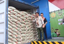 Lepas Ekspor Kacang Hijau 1.000 Ton ke Cina, Mentan SYL Buktikan Pertanian Indonesia Tangguh FOTO: Menteri Pertanian Syahrul Yasin Limpo melepas ekspor kacang hijau tujuan negara Cina sebanyak 1.000 ton di Jakarta, Senin (28/8/23).