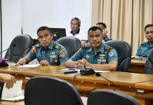 Jelang Pertandingan Olahraga Maritim Kasal Cup Th.2023, Danyonmarhanlan VI Ikuti Rapat Perencanaan FOTO: Kolonel Laut (P) Rizal Musa Karim, S.E., (Wadan Danlantamal VI) pimpin rapat persiapan penyelenggaraan pertandingan olahraga Maritim Kasal Cup tahun 2023 di Rupat Bonto Marannu Mako Lantamal VI. JL.Yos Soedarso No.308 Kota Makassar. Selasa (29/08/2023)