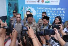 Tingkatkan Nilai Tambah dan Daya Saing Produk Olahan, Mentan Launching Hilirisasi Peternakan FOTO: Menteri Pertanian, Syahrul Yasin Limpo temui awak media usai menghadiri Launching Hilirisasi Peternakan di Koperasi Peternakan Sapi Perah Setia Kawan (KPSP) yang berlokasi di Nongkojajar, Kabupaten Pasuruan.