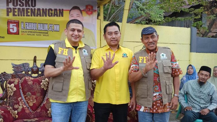 FOTO: Munafri Arifuddin (APPI), Fahrul Halim dan Salah satu tokoh masyarakat.