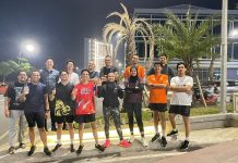 Hadiri, Road To AKPI Fun Run 5K Tahun 2023 FOTO: Sulaiman Syamsuddin, SH., MH, Koordinator AKPI Wilayah Makassar bersama para rekan pada kegiatan lari bersama komunitas lawrunners.id Makassar