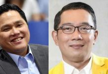 Jajak Pendapat Cawapres, Erick Thohir Tertinggi Disusul Ridwan Kamil Foto kolase Erick Thohir dan Ridwan Kamil