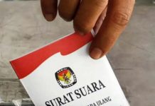 Pernyataan Sikap Koalisi Organisasi Masyarakat Sipil Kawal Pemilu Sulsel 2024 Ilustrasi kertas suara Pemilu