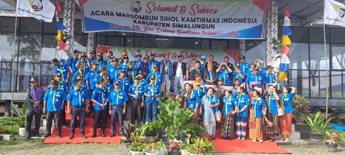 FOTO: Pengurus Kamtibmas Indonesia yang ada di Kabupaten Simalungun