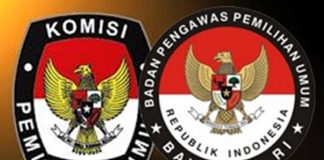 Dilema Rekrutmen Komisioner Foto kolase logo KPU dan Bawaslu