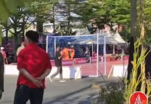 Liga Anak Lorong Digelar di Jalan Raya, Netizen Ingatkan Tarik Tambang Maut Makan Korban Tangkap layar dari akun tiktok Makassar Infoku