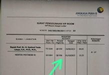 Mentan Dikabarkan Tiba Gunakan Qatar Airways Sepulang dari Eropa FOTO: Surat PT. Angkasa Pura II terkait penggunaan VIP room Bandara Soekarno Hatta International Airport, Cengkareng. (Sumber: Media sosial)