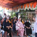 Legislator Cicu Temui Warga, Bahas Kurangnya SMAN di Makassar FOTO: Anggota DPRD Provinsi Sulawesi Selatan, Andi Rachmatika Dewi di Kelurahan Tabaringan, Kecamatan Ujung Tanah, Kota Makassar, Minggu (1/10/2023).