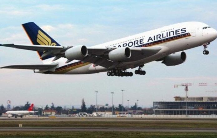 FOTO: Singapore Airlines (SIA) saat mendarat di Bandara Soekarno Hatta di Jakarta (ist)