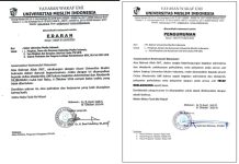 Rektor dan Plt UMI Makassar Sama-Sama Keluarkan Surat Edaran FOTO: Surat Edaran Universitas Muslim Indonesia