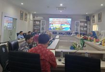 BRIN Gandeng FISIP Unismuh Kembangkan Kebijakan Berbasis Bukti FOTO: Kegiatan FGD Policy Lab dan Perumusan Kebijakan Berbasis Bukti berlangsung di Lt 17 Gedung Iqra Universitas Muhammadiyah Makassar. Selasa 17 Oktober 2023.