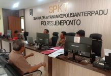Gara-gara PAW, Ketua Hanura Jeneponto Laporkan Anggota DPRD ke Polisi, Didis: Belum Terima Panggilan FOTO: Ketua DPC Partai Hanura Kabupaten Jeneponto, Andi Mappatunru mendatangi Polres Jeneponto, Senin (23/10/2023)