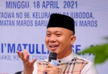 Ustaz Erwin Sebut Pemilihan Ketua DMI Sulsel Terpilih, Panglima’ta Inkonstitusional FOTO: Pengurus Dewan Masjid Indonesia Biro Dakwah dan Ukhuwah DMI Sulsel, Ustaz Erwin Baharuddin. (Ist)