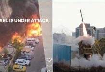 Serangan Dadakan Pasukan Hamas, Seluruh Israel Syok Foto tangkap layar serangan rudal pasukan Hamas ke wilayah Israel.