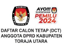 Pengumuman: Daftar Calon Tetap (DCT) Anggota DPRD Kabupaten Toraja Utara
