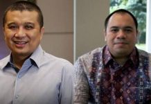 Keponakan JK dan LBP Perkuat TKN Prabowo Gibran Foto kolase kiri Erwin Aksa dan kanan Pandu Sjahrir