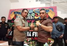 4 Tahun The Real Legend KIWAL Garuda Hitam, ini Pesan Senior FOTO: Kiri Ketua The Real Legend KIWAL Garuda Hitam, Sirajuddin, SE dan senior KIWAL Muhammad Sakkir Daeng Rampung, SH saat peringatan ulang tahun keempat. Jumat (10/11/2023)