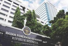 Ruang Kerja Pius Lustrilanang disegel Penyidik KPK Ilustrasi kantor Badan Pemeriksa Keuangan di Jakarta (ist)