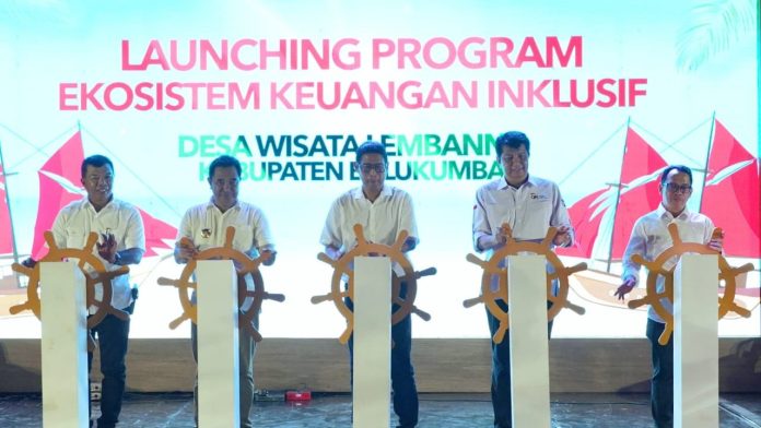 FOTO: Launching Program Ekosistem Keuangan Inklusif (EKI) OJK Wilayah Sulawesi, Maluku, dan Papua (Sulampua), dilaksanakan di Villa Pajokka, Pantai Mandala Ria, Desa Lembanna, Kabupaten Bulukumba, Jumat, 24 November 2023.