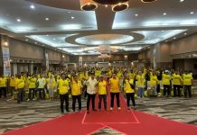 Jelang Pemilu Golkar Makassar Terus Lakukan Konsolidasi Bersama Pengurus dan Anggota Pimcam dan Pimlur di Dapil 2 FOTO: Ketua Golkar Makassar Munafri Arifuddin kembali lakukan konsolidasi pemenang partai Golkar di kota Makassar. Ahad (26/11/2023)