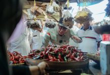 Wamentan Sidak Pasar di Manokwari Jelang Nataru, Minta Pemda Jaga Disparitas Harga Pangan FOTO: Wakil Menteri Pertanian (Wamentan), Harvick Hasnul Qolbi, melakukan inspeksi mendadak (sidak) di Pasar Wosi Kabupaten Manokwari, Papua Barat, pada Sabtu (2/12/2023).