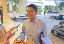 Najmuddin Wakil Ketua TKD Prabowo-Gibran Sulsel Hadiri Rakor FOTO: Najmuddin Wakil Ketua TKD Prabowo-Gibran Sulsel saat menghadiri langsung dalam Rakor perdana yang digelar di Hotel Four Point, Makassar, Kamis (7/12/2023).