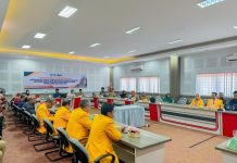 Panitia Pemilihan Rektor UNM Sosialisasi di Fakultas Seni dan Desain FOTO: Panitia Pemilihan Rektor (PILREK) Universitas Negeri Makassar (UNM) Periode 2024-2028 gelar sosialisasi.