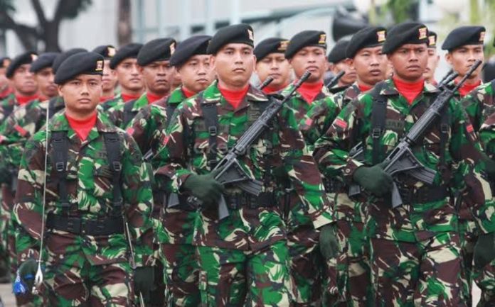 FOTO: Pasukan TNI AD (Dok. Sekretariat Kabinet)