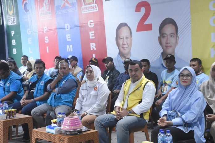 Posko Pemenangan Prabowo-Gibran Kota Makassar Diresmikan Eric Horas