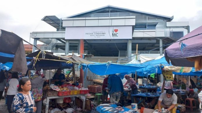 FOTO: Pasar Cendrawasih Kota Makassar. (Properti Portal media)