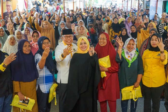 FOTO: Caleg DPR RI Dapil II Partai Golkar Nomor Urut 4, Taufan Pawe (TP) menggelar sosialisasi, di Kabupaten Pangkep dan Kota Parepare, Kamis, 25, Januari 2024.