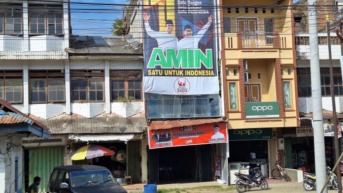 FOTO: Posko Tim relawan AMIN Musmuliadi yang juga koordinator Generasi Perubahan Tamsil Linrung (GEN PETARUNG) Kabupaten Wajo