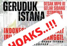 Organisasi Mahasiswa Kompak Poster Digital ‘Geruduk Istana’: Hoaks FOTO: Poster Digital (Sumber: Platform media sosial)