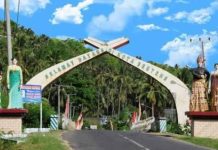 Pemerintah Pusat Kucurkan Rp65 miliar Lebih Dana Desa di Kabupaten Kepulauan Selayar Tahun 2024 FOTO: Pintu gerbang kabupaten Kepulauan Selayar (ist)