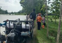 Jaga Produksi 2024, Kementan Gerak Cepat Tangani Lahan Pertanian Terdampak Banjir di Grobogan ILUSTRASI: Meluapnya Sungai Lusi Kabupaten Grobogan tahun 2023 lalu.