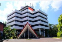 Ini 93 Anggota Senat Akademik Unhas Yang Memiliki Hak Suara Pemilihan FOTO: Gedung rektorat Universitas Hasanuddin, Tamalanrea, Makassar, Sulawesi Selatan
