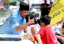 Diakhir Debat Capres, Prabowo Sampaikan Permohonan Maafnya kepada Anies dan Ganjar FOTO: Prabowo Subianto saat menghadiri kampanye di Makassar, Sulawesi Selatan. Jumat (2/2/2024)