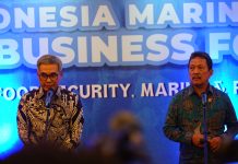 Wamentan Harvick Perkuat Kolaborasi Pertanian-Perikanan di Forum IMFBP FOTO: Wakil Menteri Pertanian (Wamentan) Harvick Hasnul Qolbi dalam kegiatan Marine and Fisheries Bussines Forum (IMFBP) 2024 di Jakarta, Senin, 5 Februari 2024.