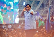 Hasil Rekapitulasi Pilpres, Prabowo-Gibran: 96,3 Juta Suara Kalahkan Anies dan Ganjar FOTO: Prabowo Subianto saat menghadiri kampanyenya di Bandung, Jawa Barat. (Properti Prabowo/Facebook)