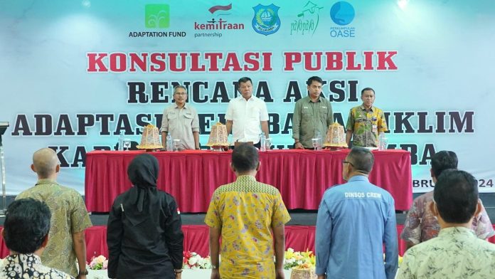 FOTO: Konsorsium PAYO-PAYO OASE menggelar konsultasi publik penyusunan dokumen Rencana Aksi Daerah Adaptasi Perubahan Iklim (RAD-API) Bulukumba. Kegiatan dilaksanakan di Ballroom Hotel Agri, Kecamatan Ujungbulu, Kabupaten Bulukumba, Kamis, 22 Februari 2024.