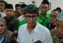 Belum Aman 4 Persen, Waketum PPP Semprot Sandi, ini Penyebabnya FOTO: Ketua Badan Pemenangan Pemilu Partai Persatuan Pembangunan (PPP) nasional, Sandiaga Uno. (Properti TribunJabar)