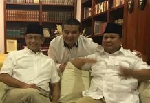 Kalahkan Anies, Prabowo Unggul di Dapil Erwin Aksa FOTO: Kiri Anies Baswedan, Erwin Aksa dan Prabowo Subianto beberapa waktu lalu. (istimewa)